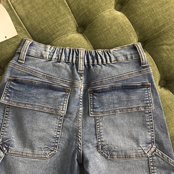 Women's Relaxed, Straight, Carpenter Blue Jeans - Picture 11 of 11